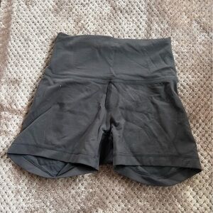 Lululemon Wunder Train Black Bike Shorts